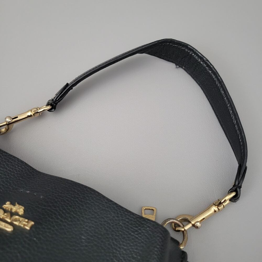 Coach Mollie Bucket Bag 22 Shoulder Bag CA177 Black No Strap - Picture 10 of 16
